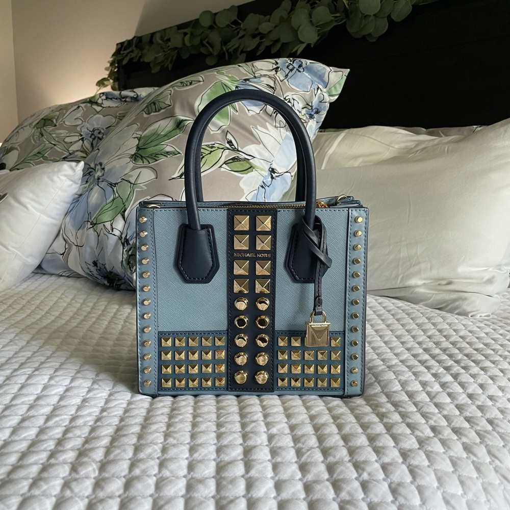 Michael Kors Mercer Studded Messenger CrossbodyBag